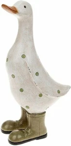 Shudehill Giftware David's Green Polka Dot Duck Ornament Figurine Large 30cm - Picture 1 of 1