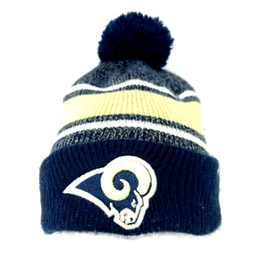 Los Angeles Rams Beanie Mens Blue Knit Hat 47' NFL Football Ski SnowBoard Cap - Picture 1 of 5