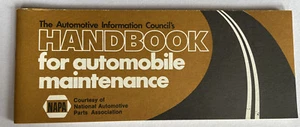 NAPA Handbook automobile maintenance booklet vintage - Picture 1 of 4