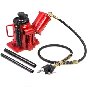 20 Ton Air Manual Pneumatic Hydraulic Low Profile Bottle Jack Lift auto Tool - Picture 1 of 6