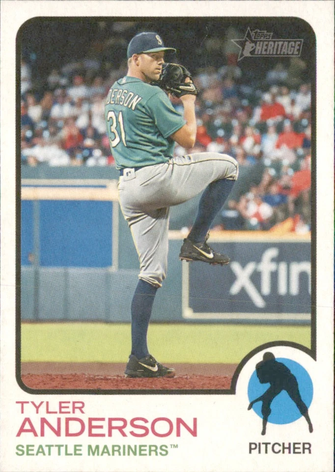 2022 Topps Heritage - Seattle Mariners Tyler Anderson #369 - Image 1 of 1