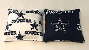 JUEGO DE 8 BOLSAS DE FRIJOLES CORNHOLE DALLAS COWBOYS ENVÍO GRATIS AGUJERO DE MAÍZ - Imagen 1 de 1