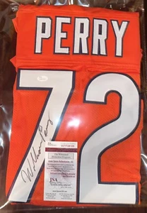 William Perry 1985 Chicago Bears Super Bowl Team: JSY Auto mit Coa. 2-Auto Karten - Bild 1 von 5