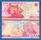 Uzbekistan 2000 Sum Year 2021 Ex-Ussr World Paper Money Uncirculated Banknote