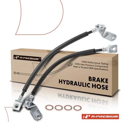 Manguera hidráulica de freno trasera A-Premium 2 piezas para Chrysler 300 Dodge Charger Magnum Foto 1 de 4
