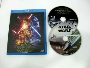 STAR WARS EL DESPERTAR DE LA FUERZA BLU RAY HARRISON FORD CARRIE FISHER - Imagen 1 de 2