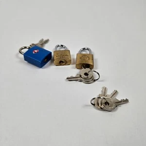 Set of 3 Conair and Tri-Circle "Travel Smart" Sentry TSA Padlock - Picture 1 of 2