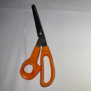 Fiskars Pinking Shears Scissors 9 Inches Long Great Shape! - Picture 1 of 7