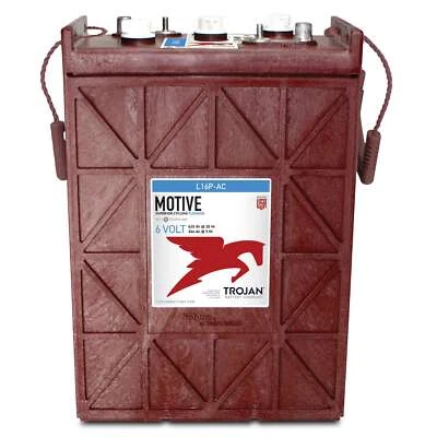 Trojan L16P-AC Flooded Lead Acid Deep Cycle Battery 6V 420Ah - Image 1 of 2