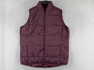 Xersion Vest Womens 2XL XXL Red Packable Full Zip Nylon Shell Poly Lined Pockets - Picture 1 of 14