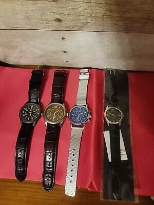 Lot Of 4 Mens Watches Polo Assn And More Works! - Image 1 of 4