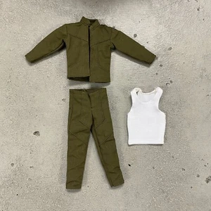 MO-JKSET-GN: 1/12 Uniforme Estilo Militar para Mezco Nota Cuerpo Delgado, Verde Oliva - Imagen 1 de 4