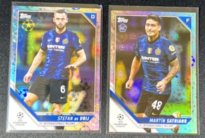 2021-22 Topps UEFA Collection Starball Foil (juego de equipos) FC Inter de Milán - Imagen 1 de 1