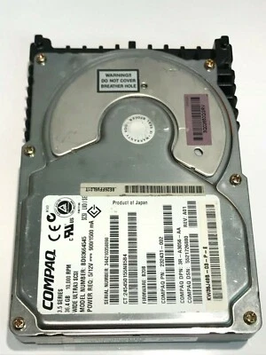 COMPAQ  BD03664545   36.4GB  SCSI 3 HARD DRIVE  232431-002   B20B        aa5ha3 - Image 1 of 2