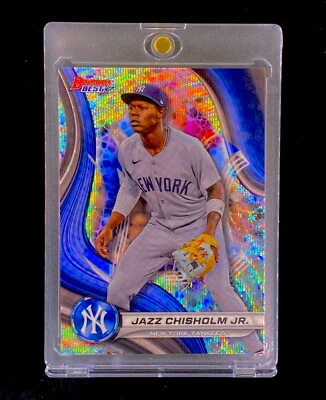 JAZZ CHISHOLM RAYWAVE RARE REFRACTOR SILVER PRIZM SP Holo Select Card - YANKEES - Image 1 of 4