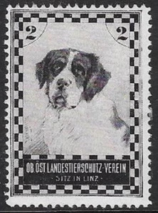 Denmark Poster Stamp Reklamemarke: Nat'l Animal Protection Ass., Linz - cw43.38 - Picture 1 of 1
