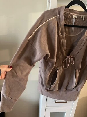 Sudadera Stella McCartney para mujer Adidas M púrpura con bolsillos con cremallera Foto 1 de 4