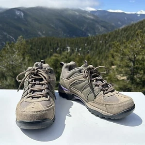 Coleman Women’s 7 1/2 Hiking Sneakers Lace Up Tan Leather Comfort Style Alder-W - Picture 1 of 7