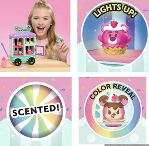 Disney Munchlings Ice Cream Cart 16-Piece Color Change Playset Kids New Cute TOY - Picture 1 of 8
