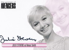 The Women of Avengers  2014 autograph card   WAJS   Julie Stevens
