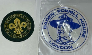 International Patch Baden Powell House London Lot badge Boy Scout TK1 - Picture 1 of 1