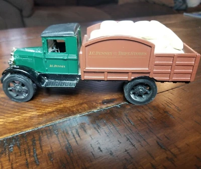 Antique ERLT 1931 Hawkeye Stake Truck Bank Coin Dept Stores, DieCast -Collectors - Image 1 of 4