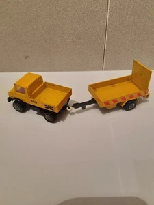 Matchbox superkings K-118 Mecedes unimog & rimorchio. - Foto 1 di 8