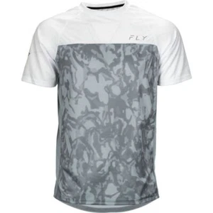 Camiseta deportiva Fly Racing Super D Cycle para hombre gris claro camuflada - Imagen 1 de 2