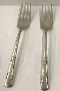 Sterling Gorham Greenbrier Salatgabeln 6 3/4" 38-40 Gramm ohne Monogramm - Bild 1 von 5