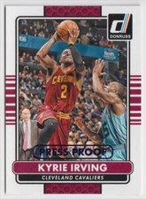 2014-15 Panini Donruss Press Proof Blue #6 Kyrie Irving 77/99 Cavaliers