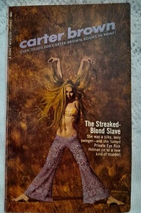 The Streaked-Blond Slave ▪ Carter Brown ▪ gga Vintage Paperback 1st print 1969 - Picture 1 of 5