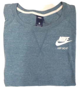 Nike Men's Long Sleeve Pullover Blue Shirt Just Do It Size 3XL - Picture 1 of 4