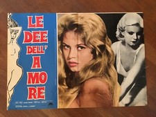 B10,FOTOBUSTA Le dee dell'amore Love Goddesses,BRIGITTE BARDOT,JEAN HARLOW 1965