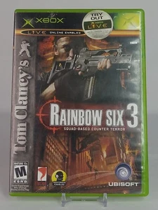 Tom Clancy's Rainbow Six 3 (Microsoft Xbox 2003) Clean Tested Working Free Ship - Picture 1 of 6