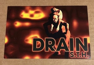 Drain STH - Horror Wrestling + Freaks of Nature RARE promotional stickers - Picture 1 of 4