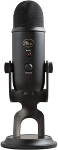 Niebieski Yeti Professional wielowzorcowy mikrofon pojemnościowy USB - zaciemnienie (IL/... - Zdjęcie 1 z 2