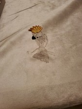 SWAROVSKI Austria Crystal Cockatoo Bird On Branch Figurine 