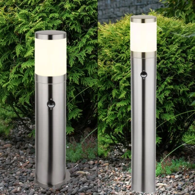Außenleuchte Sockellampe Stehlampe LED Edelstahl Bewegungsmelder Wegeleuchte - Bild 1 von 2