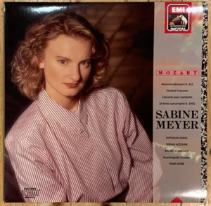 Mozart Clarinet Concerto SABINE MEYER Original 1990 EMI Digital LP MINT - Picture 1 of 3