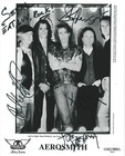 Aerosmith photo w/reproduction signatures archival quality,  002