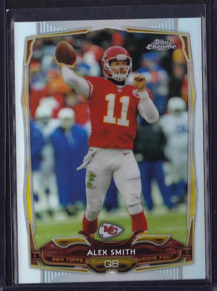 2014 TOPPS CHROME REFRACTOR ALEX SMITH #54 CHIEFS 49ERS UTAH UTES - Image 1 of 1