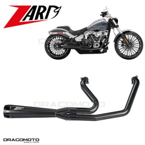 BREAKOUT / FATBOY M8 HARLEY-DAVIDSON 2016 2017 ZARD Full Auspuff Schwarz RC ZHD... - Bild 1 von 7