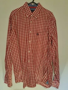 Blue Harbour Men's Long Sleeve Red Check Shirt Size XL - Picture 1 of 3