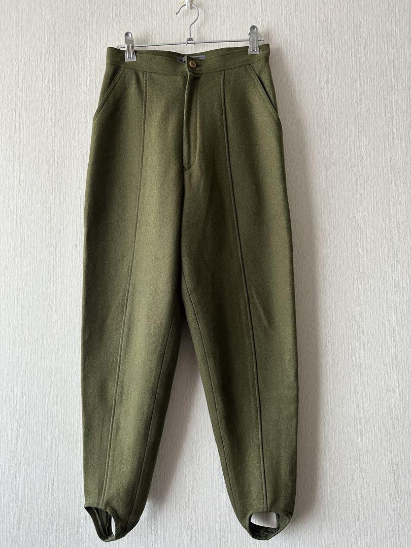 Issey Miyake 80s Green Wool Pants