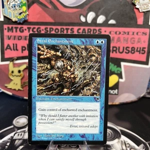 Steal Enchantment Tempest Magic The Gathering MP BLUE ENCHANTMENT  - Picture 1 of 9
