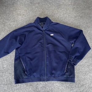 FIGS Sydney Scrub Jacket Women Medium Navy Blue Full Zip Medical Uniform Nursing - Foto 1 di 7