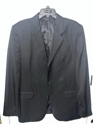 Abrigo Deportivo Hombre Talla 42R Merona Excelente Estado Negro Foto 1 de 4