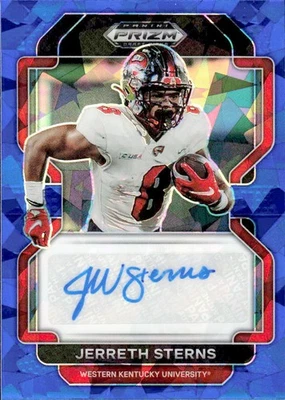 #RA-JST Jerreth Sterns 2022 Prizm Draft Picks Autographs Blue Ice #/75 - Image 1 of 2