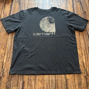 Vintage Carhartt Camo Logo Original Fit T Shirt Size XL - Picture 1 of 7