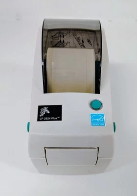 Zebra LP2824 Plus Barcode Label Printer Direct Thermal, USB & PWR Cord - Tested! - Image 1 of 4